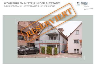 Wohnung kaufen in 88630 Pfullendorf, ***RESERVIERT*** Wohlfühlen mitten in der Altstadt – 3-Zimmer-Traum mit Terrasse & neuer Küche