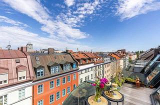 Loft kaufen in Gärtnerplatz, 80469 Ludwigsvorstadt-Isarvorstadt, Toplage Nähe Gärtnerplatz: Lichterfüllte 4-Zimmer-Loftwohnung mit Traumblick