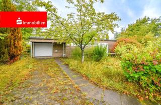 Haus kaufen in 65599 Dornburg, Bungalow in Fertigbauweise mit Garage und Lagerraum auf schönem Grundstück