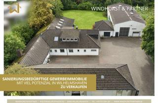 Gewerbeimmobilie kaufen in 26382 Innenhafen, Sanierungsbedürftige Gewerbe Immobilie mit viel Potenzial in Wilhelmshaven zu verkaufen