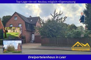 Mehrfamilienhaus kaufen in 26789 Leer, Ihr Wohntraum mit Refinanzierungs-Garantie: Großes Haus mit Garten in bester Leeraner Lage!