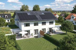 Doppelhaushälfte kaufen in Tannenstraße XX, 82402 Seeshaupt, Zeitgemäß Wohnen in grüner Idylle - Neubau Doppelhaushälfte in Seeshaupt