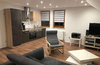 Immobilie mieten in 72660 Beuren, Charmante, voll möblierte Dachgeschosswohnung mit Blick auf den Hohenneuffen