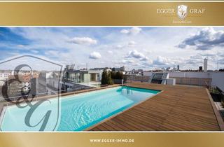 Penthouse mieten in 80469 München, EINZIGARTIGES PENTHOUSE MIT 335QM DACHTERRASSE UND EIGENEM POOL