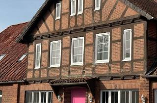 Gewerbeimmobilie kaufen in 21368 Dahlenburg, Historisches Bahnhofshotel mit Festsaal, Bühne, ehem. Gaststube und 5 Wohneinheiten auf dem Lande
