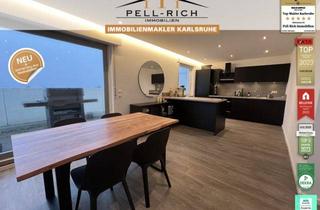 Penthouse mieten in 76275 Ettlingen, HOCH HINAUS: Moderne Penthouse-Wohnung mit 270-Grad Dachterrasse und malerischem Blick in Ettlingen