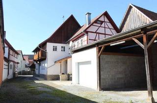 Einfamilienhaus kaufen in 97638 Mellrichstadt, Mellrichstadt - Denkmalgeschütztes Fachwerkhaus mit großer Halle in SondheimGrabfeld
