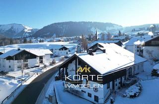 Wohnung kaufen in 87534 Oberstaufen, Wohnen mit Haus-Charakter - Ihr Zuhause auf 104 qm mit Terrasse/Garten, Balkon & Hochgratblick