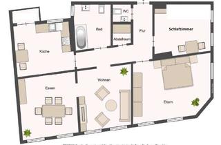 Wohnung kaufen in 26382 Bant, Dachgeschosswohnung (ca. 110 m²) mit Balkon zum selbst nutzen oder vermieten - 6 % Rendite möglich