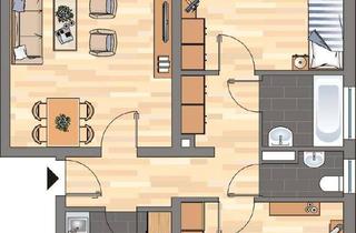 Wohnung mieten in Birkenallee, 76877 Offenbach, 3-Zimmer-Wohnung in Offenbach an der Queich