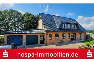 Einfamilienhaus kaufen in 24805 Hamdorf, TOP-Gepflegtes und wertiges Einfamilienhaus mit Kaminofen, Doppelgarage und großem Garten!