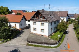 Haus kaufen in 86479 Aichen, IMMOSPACE *** WOHNEN UND ARBEITEN UNTER EINEM DACH – GROßZÜGIGES ZFH MIT LAGER-/GEWERBEFLÄCHE ***