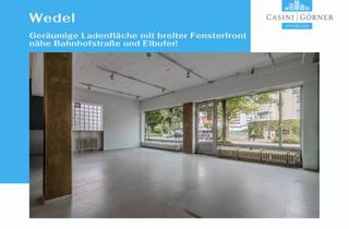Geschäftslokal mieten in Bei Der Doppeleiche 3a, 22880 Wedel, Geräumige Ladenfläche mit breiter Fensterfront nähe Bahnhofstraße und Elbufer!