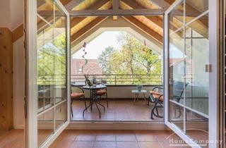 Immobilie mieten in 82229 Seefeld, Hochwertige 4-Zimmer-Galeriewohnung mit Südloggia im historischen Zentrum von Hechendorf