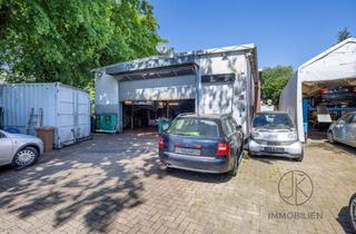 Gewerbeimmobilie kaufen in 28777 Bremen, *** Werkhalle mit KFZ-Werkstatt und Betriebsleiterwohnung: Wohnen und Arbeiten unter einem Dach