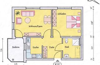 Wohnung kaufen in Abt-Knittel-Allee, 97922 Lauda-Königshofen, Seniorenwohnanlage in Lauda: Attraktive 2-Zimmer Wohnung mit Balkon