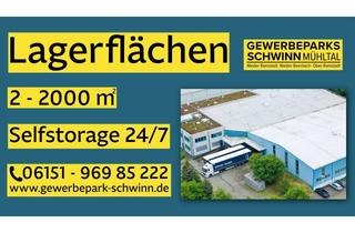 Gewerbeimmobilie mieten in Röhrstraße, 64372 Ober-Ramstadt, Lagerflächen - 2-2000qm möglich - Selfstorage 24/7