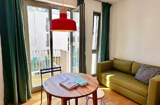 Wohnung mieten in Berliner Allee 94, 13088 Berlin, Möblierte 1-Zimmer-Neubauwohnung mit Balkon in Berlin-Weißensee – Erstbezug 2025