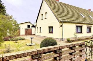 Doppelhaushälfte kaufen in 14913 Jüterbog, Jüterbog - gepflegte Doppelhaushälfte mit Doppelgarage zu verkaufen