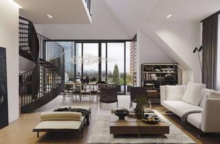 Penthouse kaufen in 40219 Unterbilk, Fernsehturm-Panorama: Exklusives Penthouse über den Dächern Unterbilks