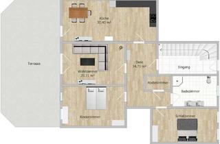 Wohnung mieten in 83562 Rechtmehring, Helle 3,5-Zimmer Wohnung mit Terasse bei Rechtmehring