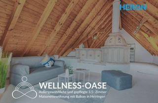 Wohnung kaufen in 73092 Heiningen, WELLNESS-OASE - Außergewöhnliche und gepflegte 3,5- Zimmer-Maisonettewohnung mit Balkon in Heiningen