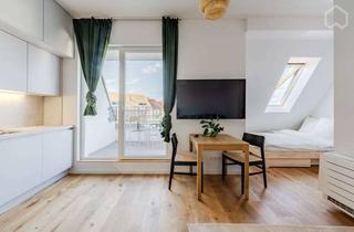 Wohnung mieten in Hauptstraße 101, 10827 Schöneberg, Neubau Dachgeschoss-Apartment mit Balkon, EBK, möbliert, unbefristet oder befristet möglich