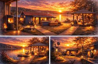 Haus kaufen in Borlefzen, 32602 Vlotho, Traumhaftes Wochenendhaus mit Seezugang