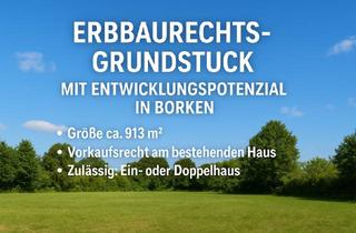 Grundstück zu kaufen in 46325 Borken, Erbbaurechtsgrundstück mit Perspektive – Ihr Wohntraum wartet auf Sie