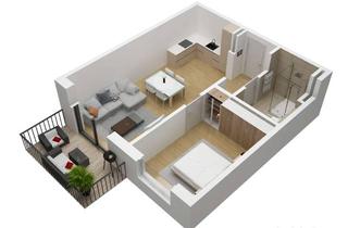 Wohnung mieten in 74223 Flein, Betreute Seniorenwohnung mit Parkierung, Einbauküche undTerrasse