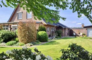 Haus kaufen in 29599 Weste, Gepflegtes EFH mit neuw. Dach, Do.garage + wunderschön angelegtem Garten in unverbauter Randlage