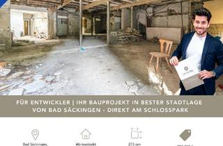 Grundstück zu kaufen in Schönaugasse 18, 79713 Bad Säckingen, Für Entwickler | Investitionsobjekt im Herzen von Bad Säckingen | direkt am Schlosspark