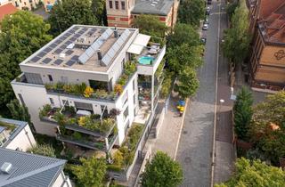 Wohnung kaufen in Lafontainestraße, 06114 Giebichenstein, Traumhafte 5-Raum-ETW mit Aufzug, Einbauküche, Kamin, 30qm Terrasse, Tiefgaragen-und Außenstellplatz