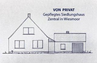 Haus kaufen in 26639 Wiesmoor, Wiesmoor - Gepflegtes Siedlungshaus mit Garage und Werkstatt in Wiesmoor