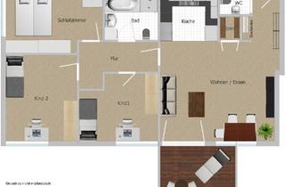 Wohnung kaufen in 91334 Hemhofen, Hemhofen - Helle 4-Zimmer-Wohnung mit gr. Balkon in Hemhofen-von Privat