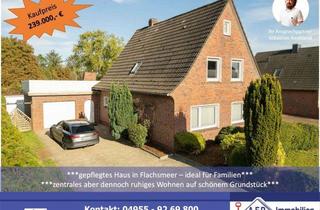 Einfamilienhaus kaufen in 26810 Westoverledingen, ***gepflegtes Einfamilienhaus in Flachsmeer - ideal für Familien*** zentrales aber dennoch ruhiges Wohnen mit Garten