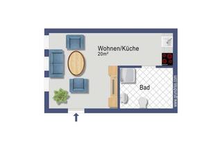 Wohnung kaufen in 94315 Kernstadt, +Ihre Chance! Schöne 1-Zimmer als Kapitalanlage in Straubing+