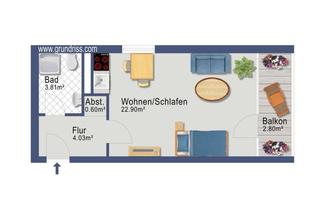 Wohnung kaufen in 94315 Straubing, +Gemütliche 1-Zimmer Wohnung! Vermietet als Kapitalanlage+