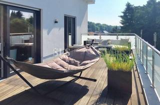 Penthouse kaufen in 45657 Recklinghausen, Repräsentatives Penthouse mit Dachterrasse, Einbauküche und Einzelgarage direkt am Rosengarten