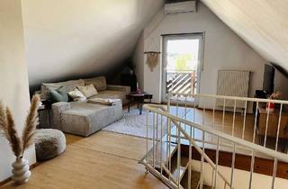 Wohnung mieten in 67360 Lingenfeld, Helle Dachgeschosswohnung mit Galerie, Klimanalage und Balkon in ruhiger Lage von Lingenfeld