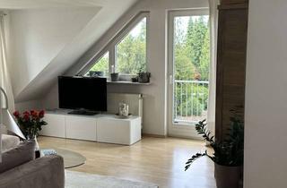 Wohnung mieten in 61350 Bad Homburg, Schön geschnittene, helle 2-Zimmer-Dachgeschosswohnung mit Balkon und Einbauküche
