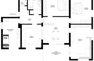 Wohnung mieten in 87448 Waltenhofen, Großzügige 5-Zimmer-EG-Wohnung mit Garten – Doppelhaus-Feeling