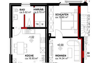 Wohnung mieten in 47551 Bedburg-Hau, Erstbezug nach Renovierung 2-Zimmer Wohnung mit kleinem Garten und Stellplatz in Bedburg-Hau
