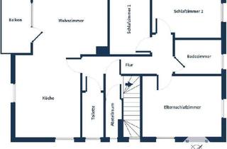 Wohnung mieten in 54662 Herforst, Gepflegte 4-Zimmer Dachgeschosswohnung mit Balkon in Herforst