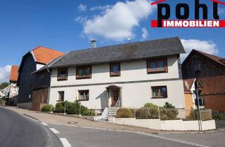 Einfamilienhaus kaufen in 98646 Straufhain, Charmantes Einfamilienhaus mit Scheune und viel Potenzial in zentraler Lage von Eishausen!