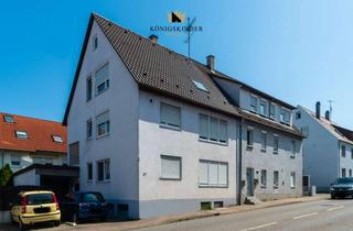 Haus kaufen in 74366 Kirchheim, 3-Familienhaus mit Terrasse, Balkon & Garage in Kirchheim - Kapitalanlage & Mehrgenerationenhaus