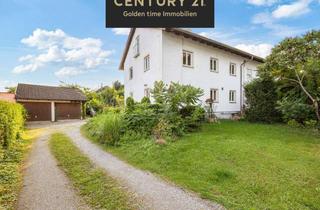 Doppelhaushälfte kaufen in 83301 Traunreut, ***Doppelhaushälfte mit 3 Einheiten, 3 Garagen und Gartenidylle***