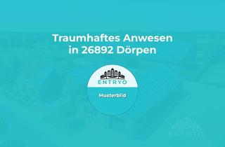 Haus kaufen in 26892 Dörpen, Traumhaftes Anwesen: Großzügiges Haus mit angrenzendem Festssaal und Baumaschinenhalle in Dörpen