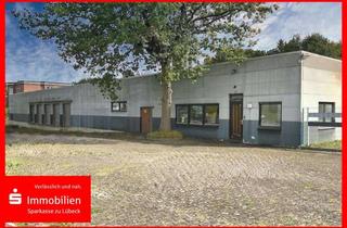 Gewerbeimmobilie kaufen in 23556 St. Lorenz Nord, Seltene Gelegenheit - große Logistikhalle im Gewerbegebiet Rapsacker zu verkaufen