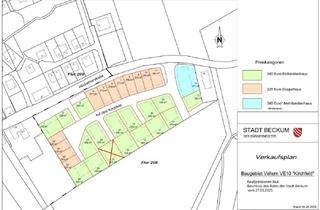 Grundstück zu kaufen in 59269 Beckum, Neubaugrundstücke in Beckum - Ortsteil Vellern - zu verkaufen